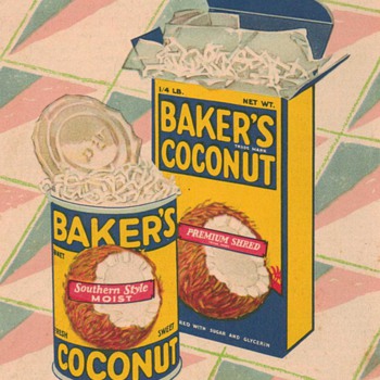 1931 - Baker's Coconut Advertisement - Advertising
