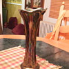 carnival glass vase