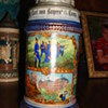 Imperial German Reservist's stein of Unteroffizier Gustav Geiß, 3rd Bavarian Infantry