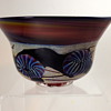 Studio Art Glass Bowl, 1997, unknown maker initials HS?