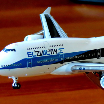 EL AL 4X-ELA model 1:400 - Advertising