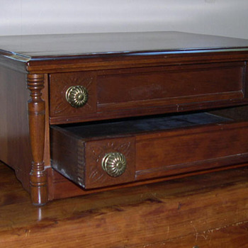 wooden spool check - 2 drawers - Furniture