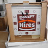 Hire's Root Beer Clock in the original box