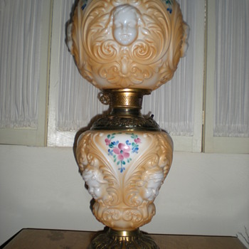 Cherub Parlor Lamp by Consolidated Lamp & Glass - Lamps