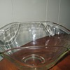 Clear Curvy Glass Bowls