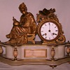 French Ormolu Marble Clock