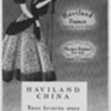 1950 Haviland China Advertisement