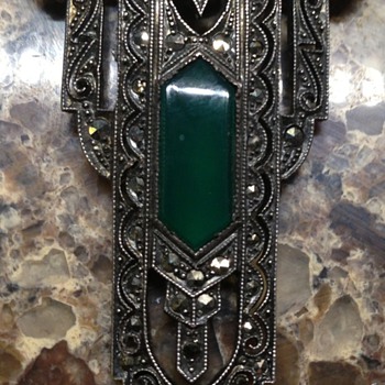 Sterling and Marcasite (pendant?) - Fine Jewelry