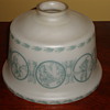 German Frosted Glass Mother Goose Lamp Shade