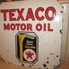 Texaco Double Sided Porcelain Sign...Six Colors