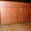 Antique Tiger Oak Jewett Humidor...With Key