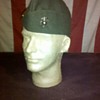 WWII USMC Officer over seas cap with rank & EGA insignia