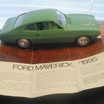 1970 Maverick promo by Jo-Han - Model Cars