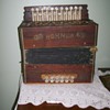 Vintage ( age unknown) Hohner accordion Still plays !