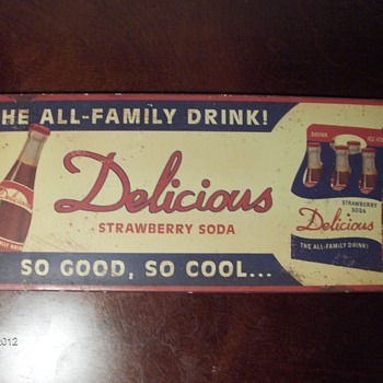 delicious strawberry soda - Advertising