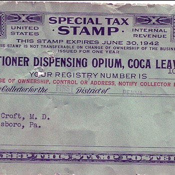 Special Tax Stamp