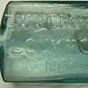 1840's G.W. Merchant Lockport N.Y. Pontiled Bottle DAMAGED