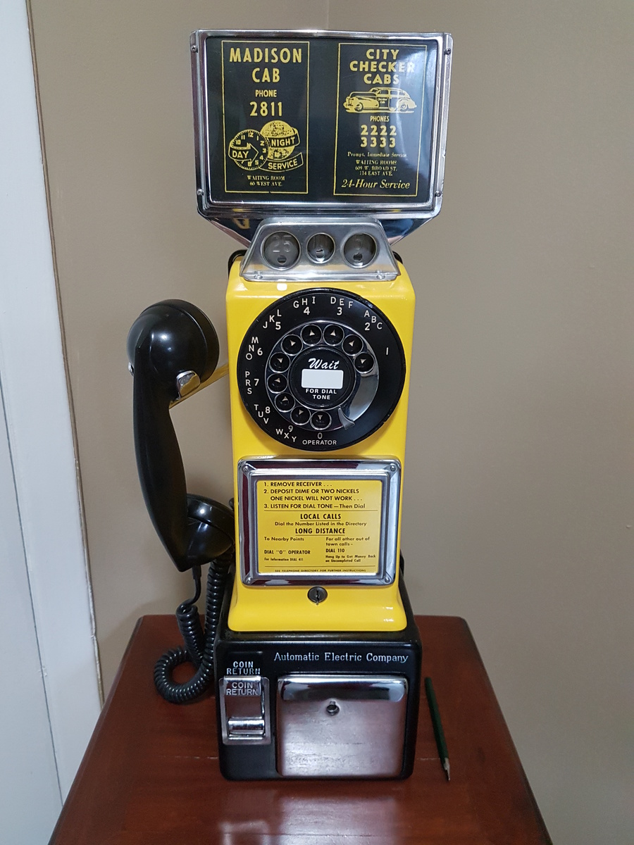 Automatic Electric Three Slot Coin Payphone 1960's Collectors Weekly