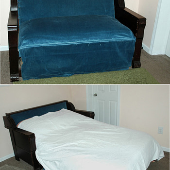 sofa bed and dresser - Furniture