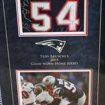 Tedy Bruschi Return Game Jersey