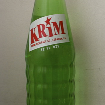 Krim Pop Bottle...Lebanon, PA