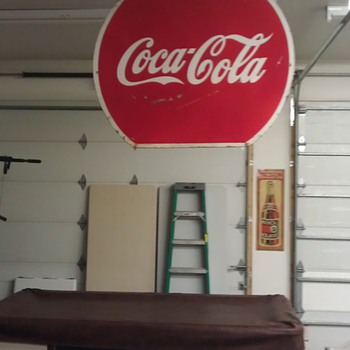 Large coke sign