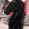 BREATHTAKING HUGE Horse Knight Chess Piece Ceramic Sculpture Piece