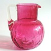 RARE LOETZ RUBY RUSTICANA JUG OR PITCHER