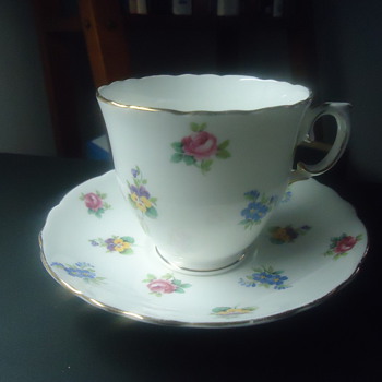 fine bone china from englan grow cup and plate
