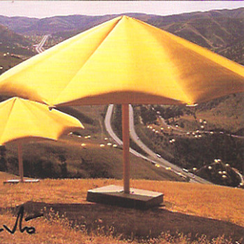Signed Christo postcards - Postcards