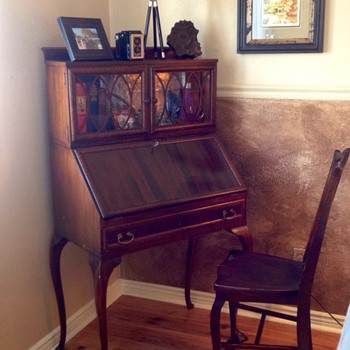 Fun Grand Rapids Michigan Chair & Table Co. Petite Secretary and Chair - Furniture