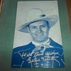 GENE AUTRY CARD
