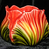 Ault Art Pottery Leaf Vase (1889) Designed by Dr Christopher Dresser