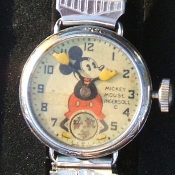 1933-37 Mickey Mouse Wristwatch Comparison Photos
