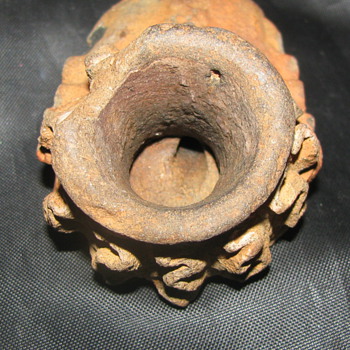 Native American Moccasin Carved Pipe