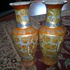 14 inch tall   Japanese?  Vases 
