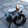 michelin compressor from the thirties with michelin man