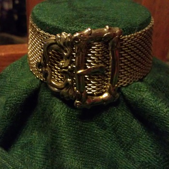Victorian mesh buckle sliding bracelet - Fine Jewelry