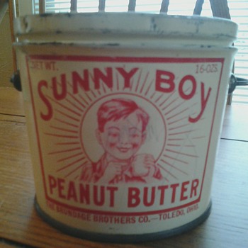Sunny Boy Peanut Butter Tin
