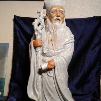 Kutani porcelain figure - Asian