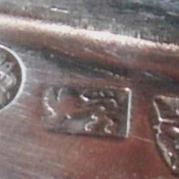 The 11"  London sterling platter marks. Please help identify?