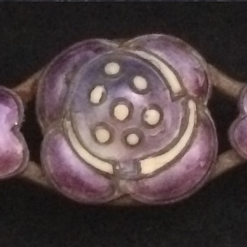 Liberty & Co? enamel bar brooch. - Fine Jewelry