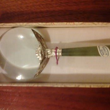 Antique Magnifying Glass with Jade handle - Office