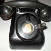 western electric phone, non rotary, has a generator-type "spinner"