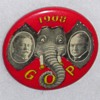 Matching pair of 1908 pinbacks for Taft & Bryan.