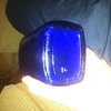 cobalt blue milk of magnesia looking bottle