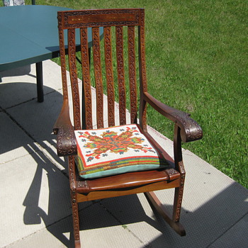 1950's India rocking chair