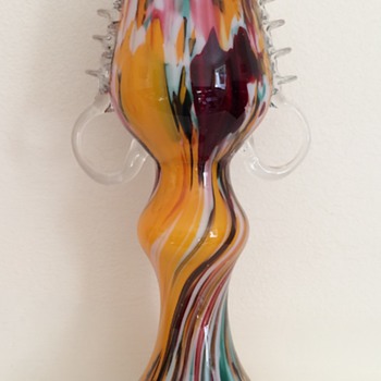 Franz Welz spatter vase - Art Glass
