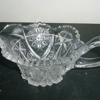 Vintage glass creamer
