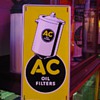 Original...AC Oil Filters...Tin Sign...Four Colors...March 1941